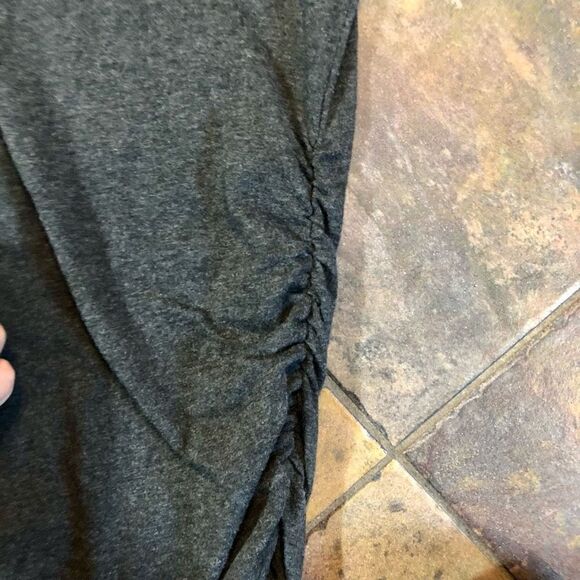 Ambiance Maternity Gray Long Sleeve Lace Sleeves Shoulders Back Size XL - Picture 7 of 11